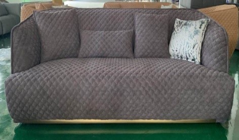 BOHEME-G3-AD-S828BZ 3 SEATER SOFA-(JB1100/JD266)-DARK GREY-G3