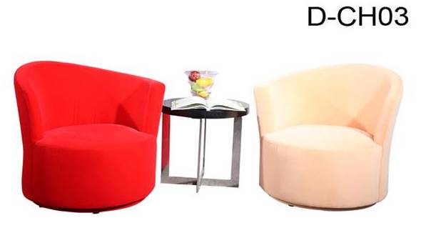 CASSIE-D-CH03-SWIVEL CHAIR -WHITE(3366)
