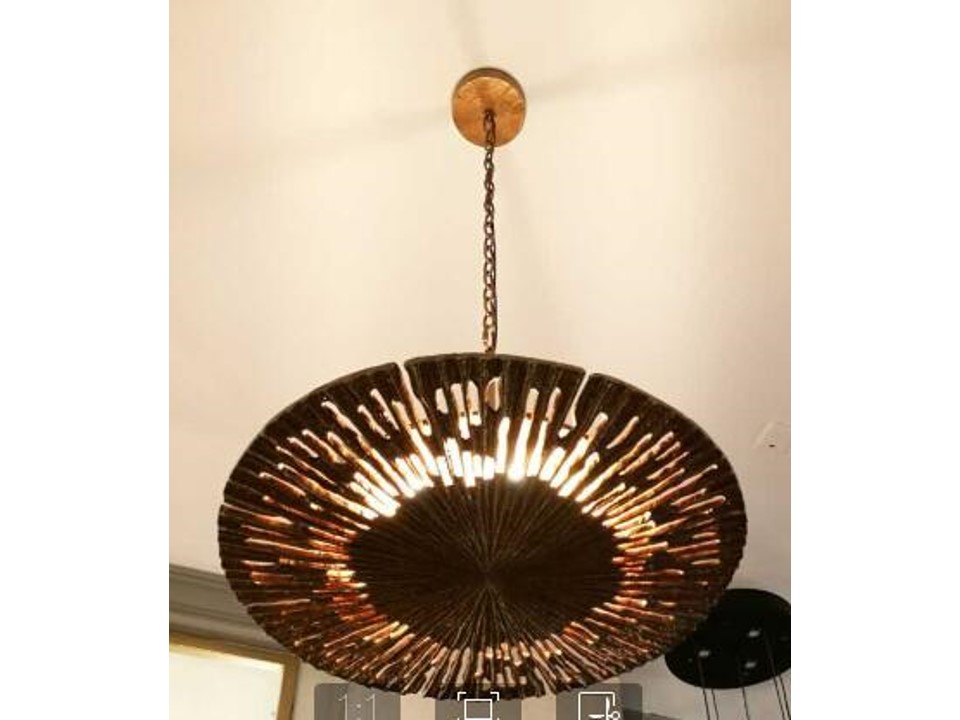 C-2771-L-CEILING LAMP-(L850*H450)-GOLD