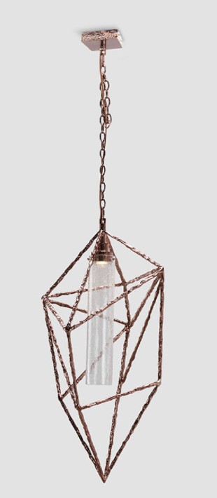 C-2930-L-CEILING LAMP-(L560*W560*H960)-ROSE GOLD-G2