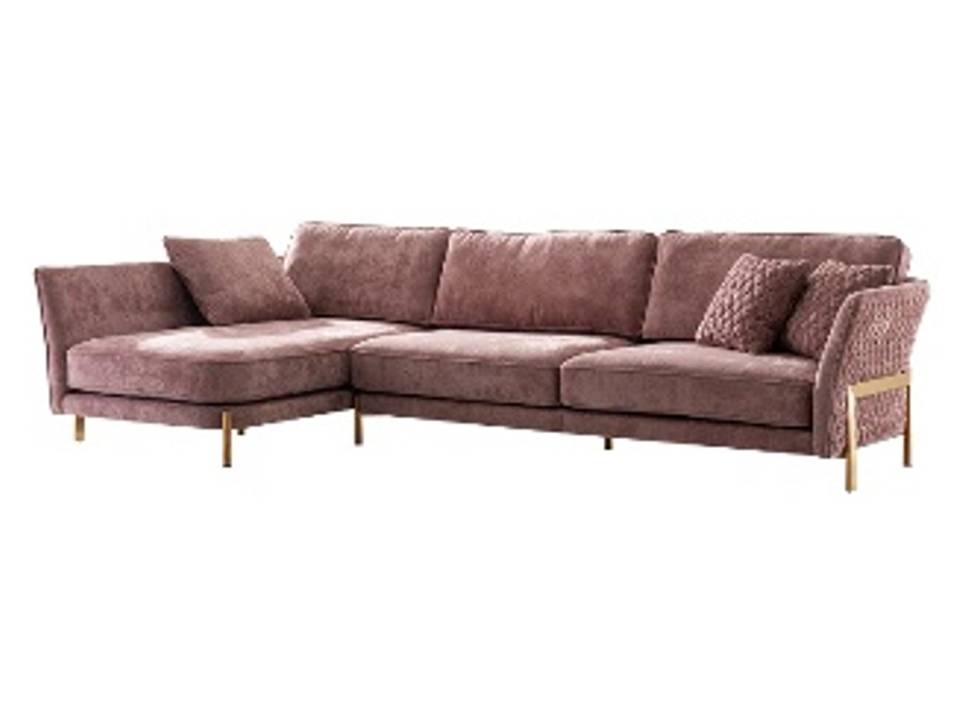 XAVIER-F-9315-SECTIONAL SOFA(LEFT) - DECKER-75-LT GREY
