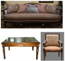 RAMONA-G-3508-SOFA SET-3+2+1+1(DY-092)+COFFEE TABLE-1+2(3065) -GREY-M1336/MR002A