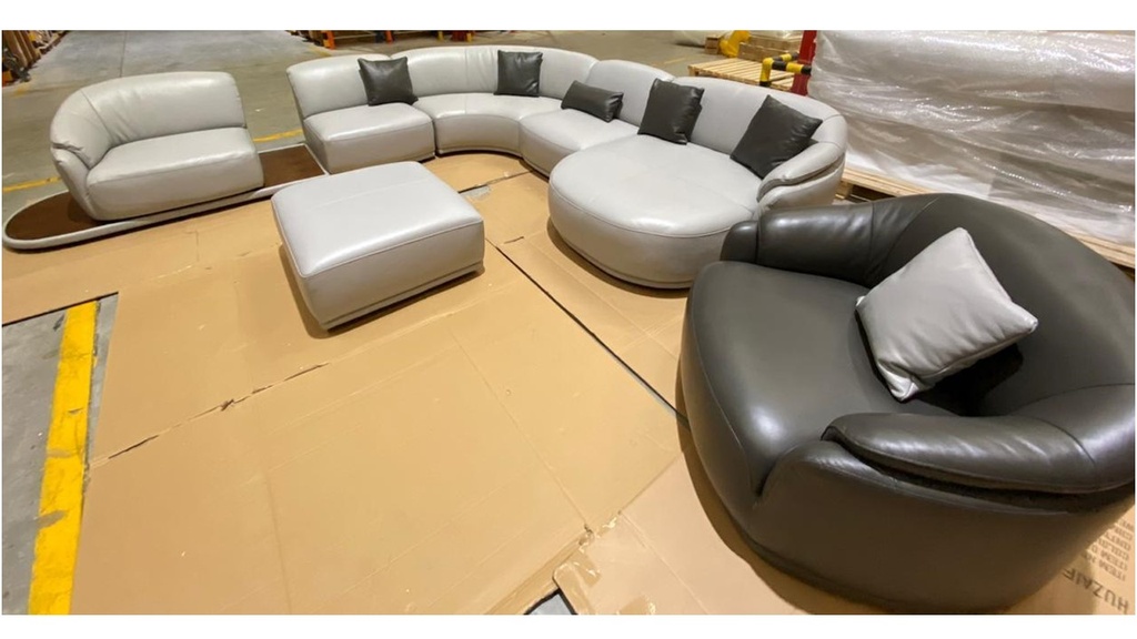 ROSSETTI-KF-065 CORNER SOFA - O7304/EIS7304/O7100-QUIET GREY-G2