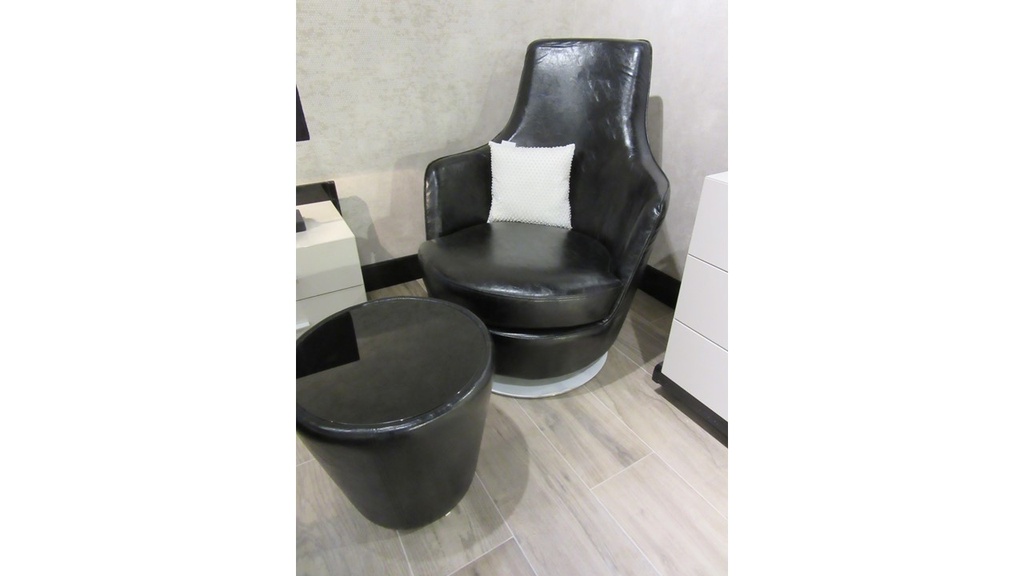 LASAVOY-L-169-STOOL -BLACK-2633 PU