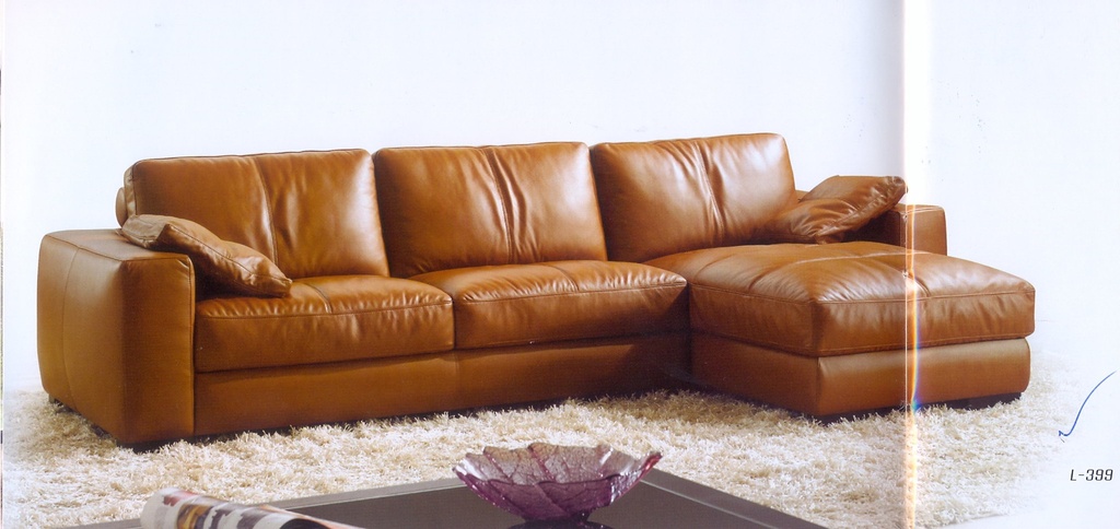 NOVELYN-L-399-CORNER SOFA SET  -BLACK-BE023L