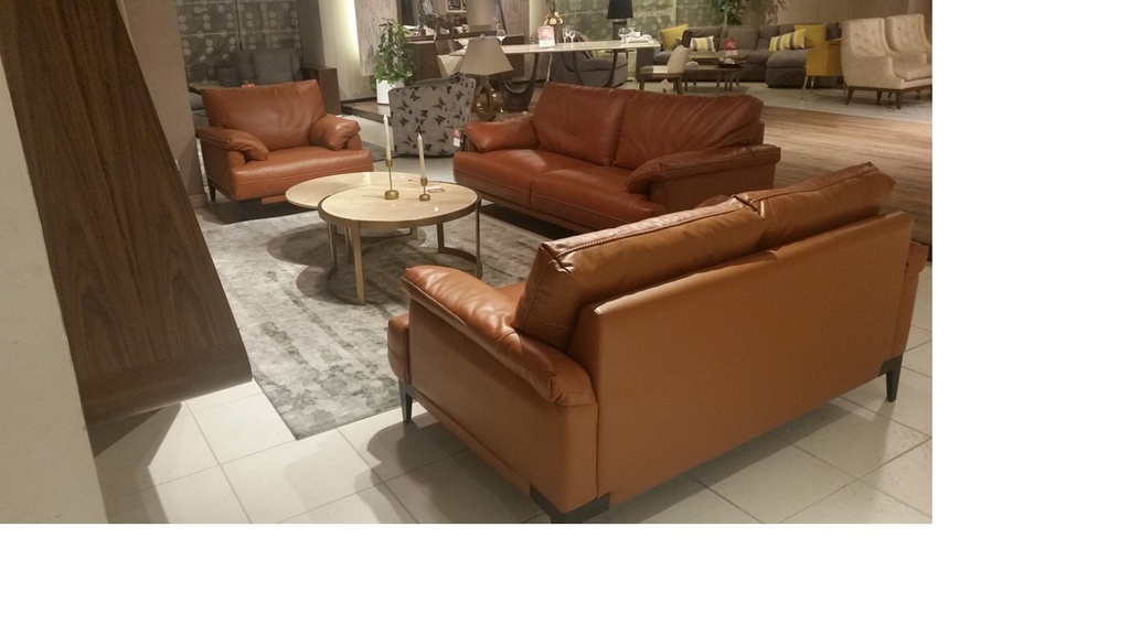 TANNER-S-757-SOFA SET -(3+2+1) -ORANGE-PC-822-2