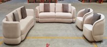 LEVANTE-G4-SOFA 3 SEATER-BEIGE/D.GREY (NOVA 1013/1030)-G4