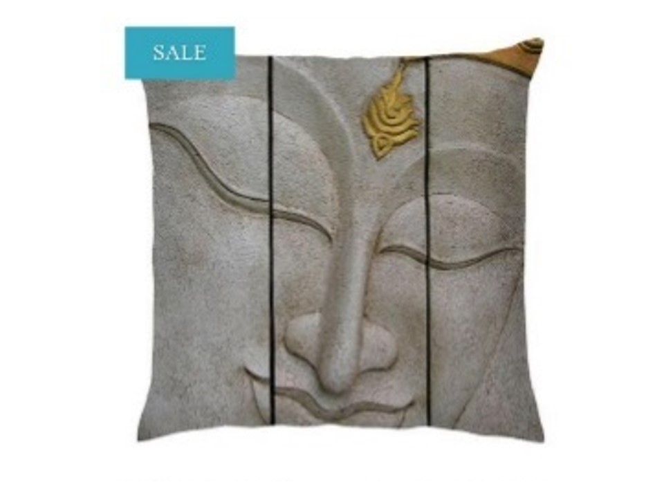CU-025-BUDDHA FACE CUSHION (40*40)