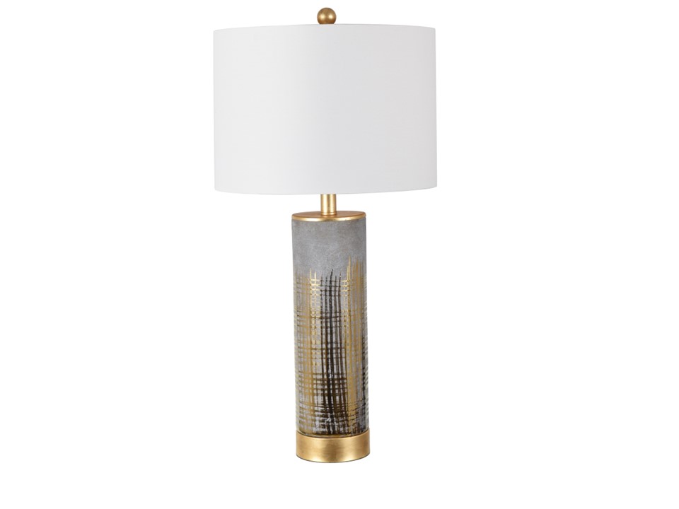 CVAP-2539-(28.75H)-CERAMIC TABLE LAMP WITH-(14X14X10)-SHADE