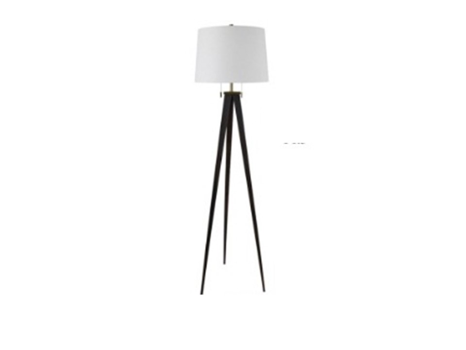 CVAZER041-LENNON FLOOR LAMP (64.5''H)-METAL BRONZE AND ANTIQUE BRASS FINISH