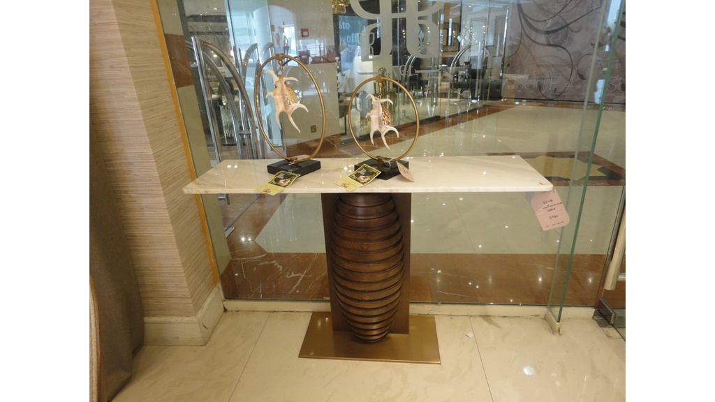 KEVIN-CON-17071-CONSOLE TABLE (1200*350*800) -MARBLE-REV
