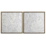 CVTOP-3099-(27.5X27.5X1.5'')-SET OF 2 CANVAS ART WITH FRAME