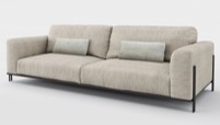 REPOSA-G1-AMBO-S80218-SOFA 3 SEATER-(GA289200-01/GA289185-1)-BEIGE/WHITE-G1