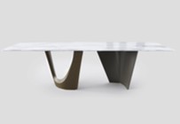 OXFORD-DT-22113-DINING TABLE(280*120*75)-IONIA MARBLE+378-3#+0425# DARK GREY