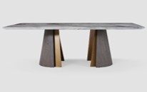 OLYMPUS-DT-22031-DINING TABLE(300*130*75)-CALIFORNIA+378-3#GREY OAK+22031