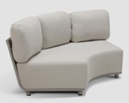 91933080-G2-HUG ARC CORNER SOFA(187*103*66)-(049-76522/#3)-GREIGE-G2