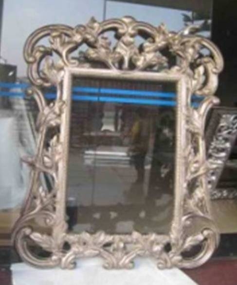 RAWAN-F-1054-SG-FRAMED MIRROR -SHINY GOLD