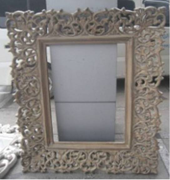 SIMRAH-F-1158-SS-FRAMED MIRROR -SHINY SILVER