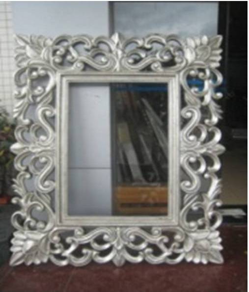 AULA-F-1199-S-FRAMED MIRROR -SILVER