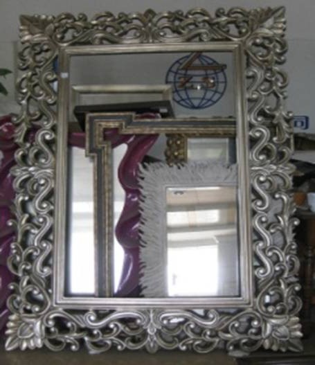 ADITYA-F-1205-G-FRAMED MIRROR -GOLD