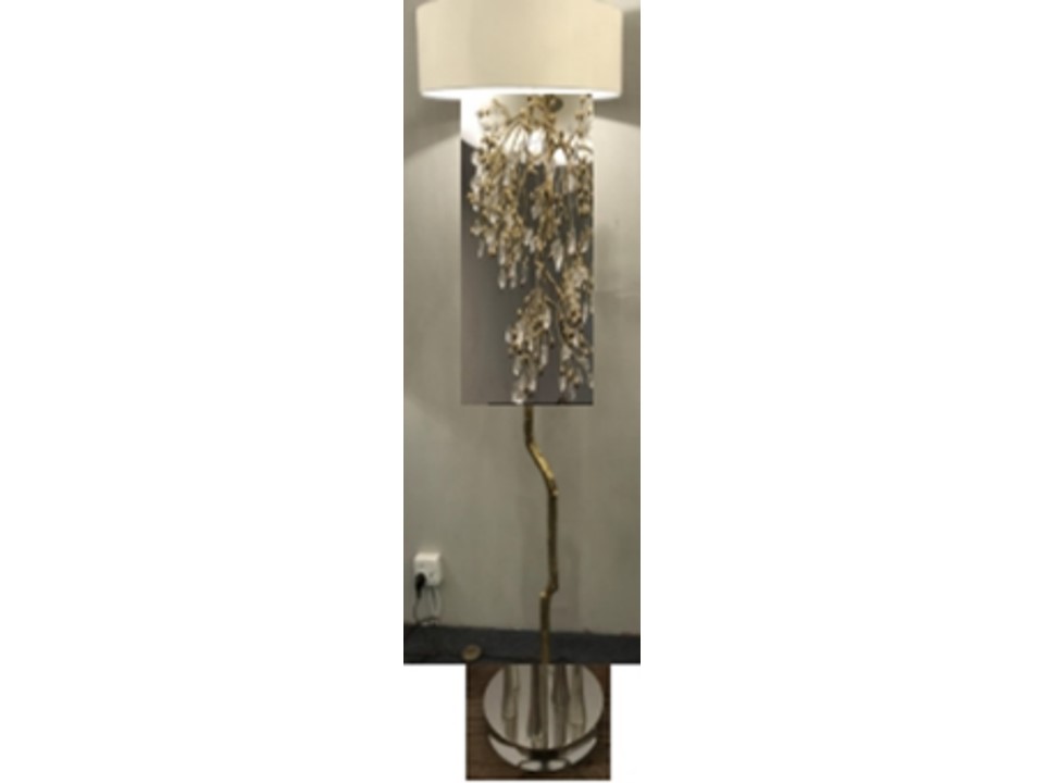 F-2942-S-FLOOR LAMP-GOLD