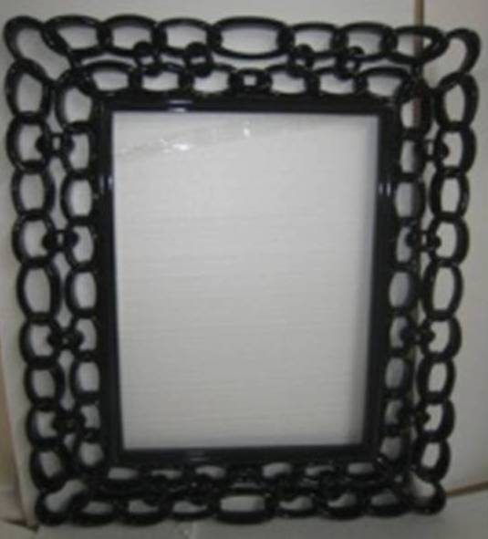 JIHAD-F-324-BL-FRAMED MIRROR -BLACK