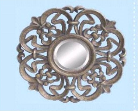 IYAD-F-360-AS-FRAMED MIRROR -ANT.SILVER