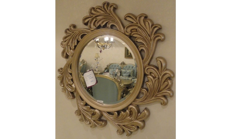 ERASMO-F-393-G-FRAMED MIRROR -GOLD