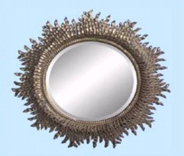 LENAT-F-583-AS-FRAMED MIRROR -ANT.SILVER