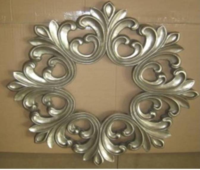 RIALA-F-605-SG-FRAMED MIRROR -SHINY GOLD
