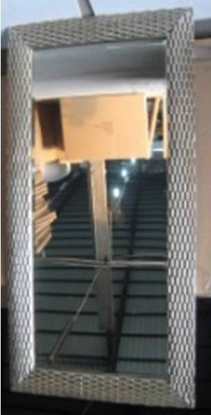 TOPAZE-F-700-S-FRAMED MIRROR-SILVER