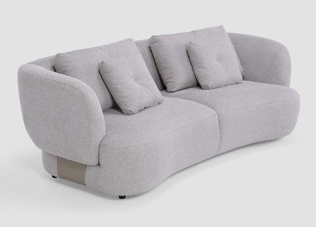 DORIS-G1-COR-A0607-C-SOFA 2.5 SEATER-SILVER GREY(FAB-BLT-41/NC-722A)-G1