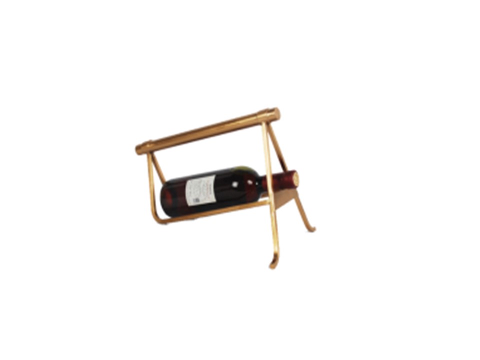 ACFBJ145 WINE HOLDER 340 X 200 X 230 ANTIQUE BRASS