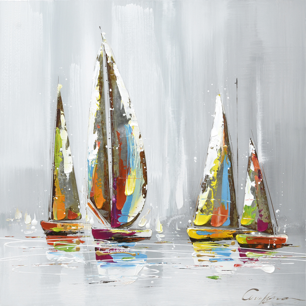 FC-11241SF-1-OIL PAINTING (80*80*3.5)-NEW