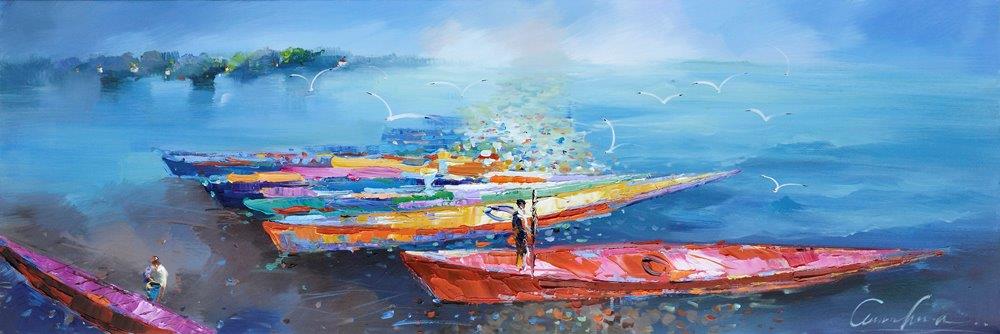 FC-8084-2-OIL PAINTING (150*50*3)-NEW