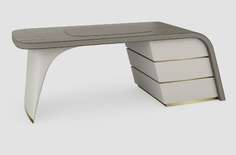 CAVALIERE-G2-DS-23006-DESK (2150*800*750)-HARD LEATHER#26/DF-10/SSTJ-2105/378-3-G2
