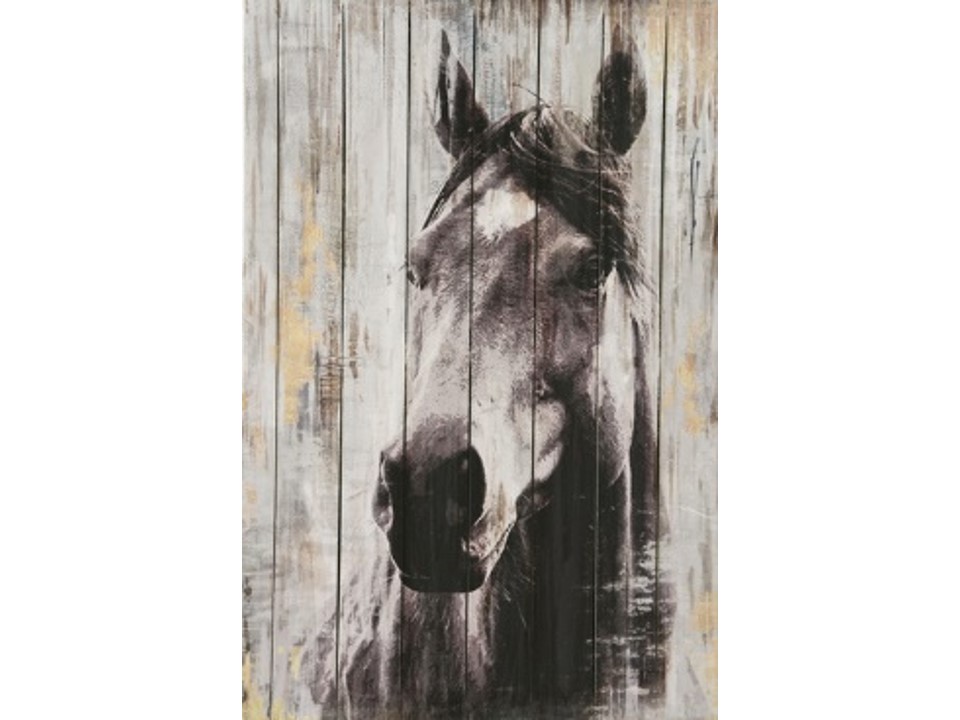 FC-V-P828-2HZ- HORSE PAINTING (120*150*3.5)-NEW