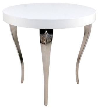 FRENCHY-FT-11260G-SIDE TABLE-(61*61*64)-SILVER