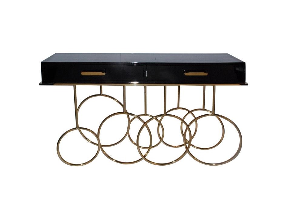 FELICIA-FT-13022A-D-CONSOLE (156*43*86) -ST.STEEL/SHINING GOLD