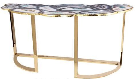 FELIZA-FT-15194A(DZCP0001)-CONSOLE-(152*50*86)-SHINY GOLD BLUE