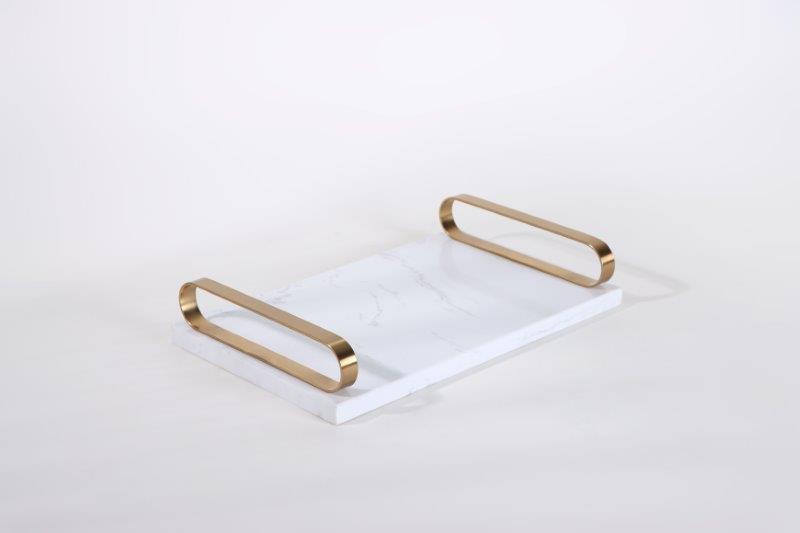 G0878-SERVING TRAY-(400*250*68)-WHITE