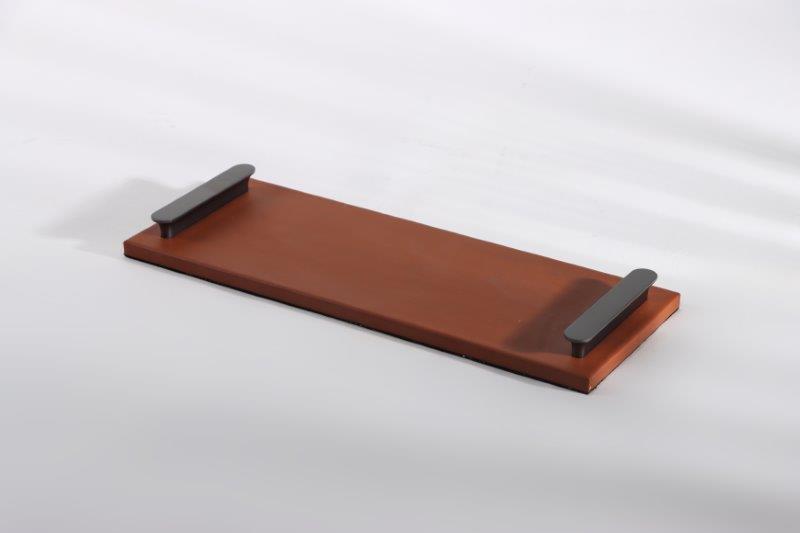 G0879-LEATHER TRAY-(370*140*30)-BROWN
