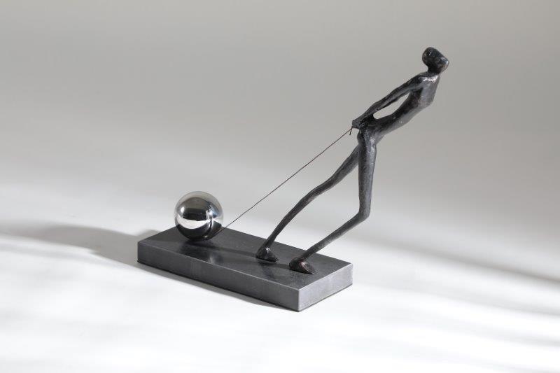 H-1277-DESKTOP FIGURE (370*110*310)-BLACK