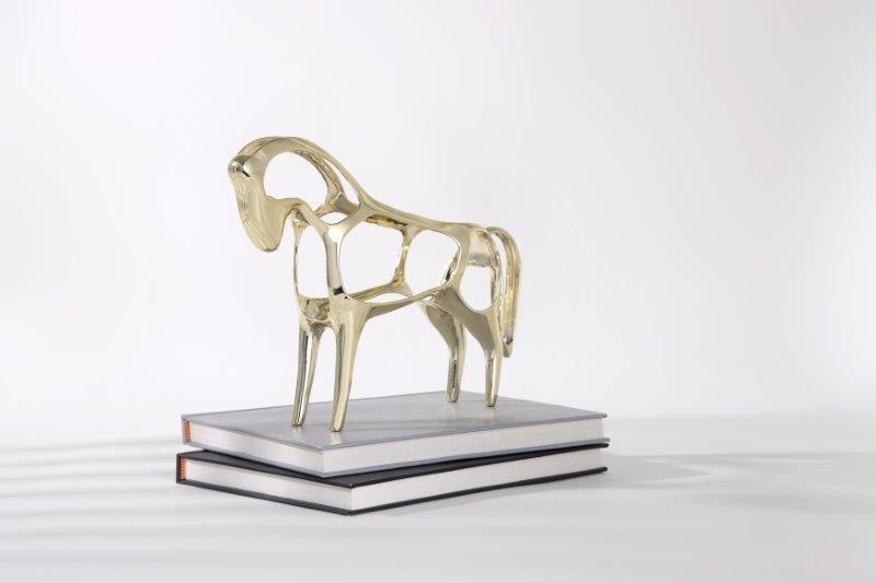 H1491-HORSE SCULPTURE-(320*70*220)-GOLD