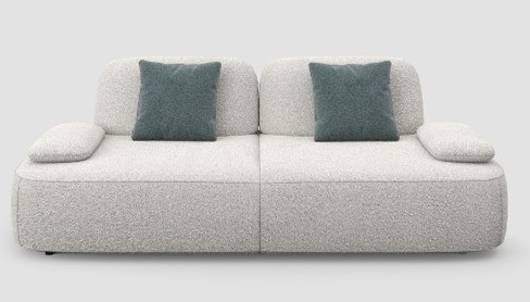 CIOTTOLI-G2-A0686-2.5 SEATER SOFA-VENICE(BMO 05)(PILLOW:4623*2-LIGHT GREEN(SUG-10)-G2
