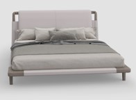 KINGSLEY-G1-C6811-A-KING BED(180*200)+2NT(C-6101-B)-GREY(160108SF-Z005)+JAZZ WHITE MARBLE+MORANDI GREY(WP-2)-GREY-G1