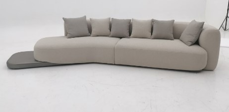 BARREIRO-G2-SF-721-E-CORNER SOFA(3700*1615*7200)-H7605-12(PILLOW:H7605-13/H7605-12/)+YZ202405007-G2