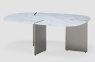 JULIENNE-G1-TZ-651-A-CENTER TABLE(960*725*360)-JAZZ WHITE+BRUSHED DARK GREY-G1