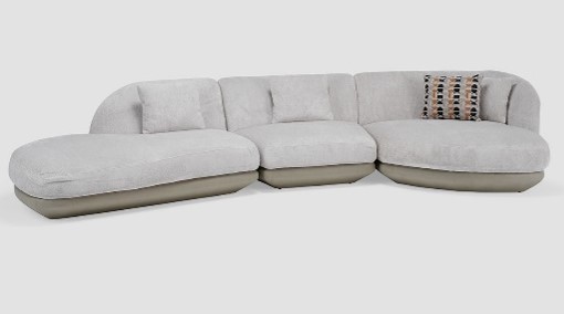 ICON-BIG RIGHT CORNER SOFA(LEFT RELAXING SOFA(ICO-03)+SINGLE MIDDLE(ICO-05)+RIGHT ARM(ICO-01)-PATTERENED/PATISKA 01