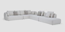 ROXANNE-G1-F-24966-SECTIONAL SOFA(390*326*68)-A3879-3A/A3879-6A)-G1